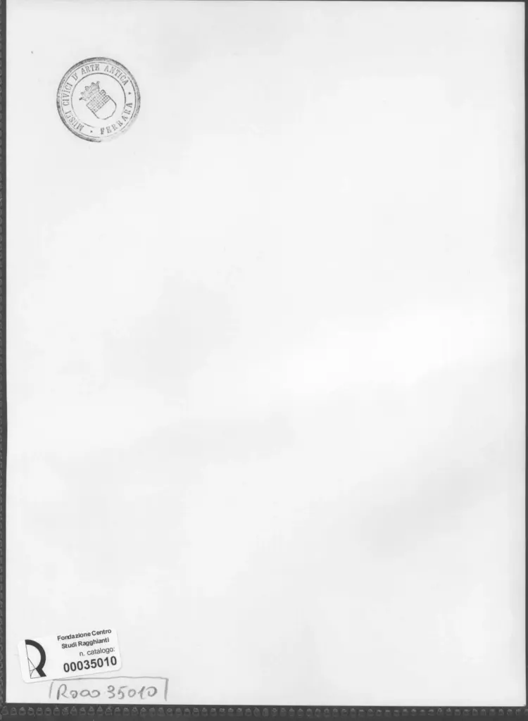 Anonimo , Zancanaro, Antonio - sec. XX - Il cicogno palagonese , retro