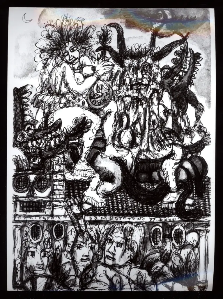 Anonimo , Zancanaro, Antonio - sec. XX - Pallagonia domussa , fronte