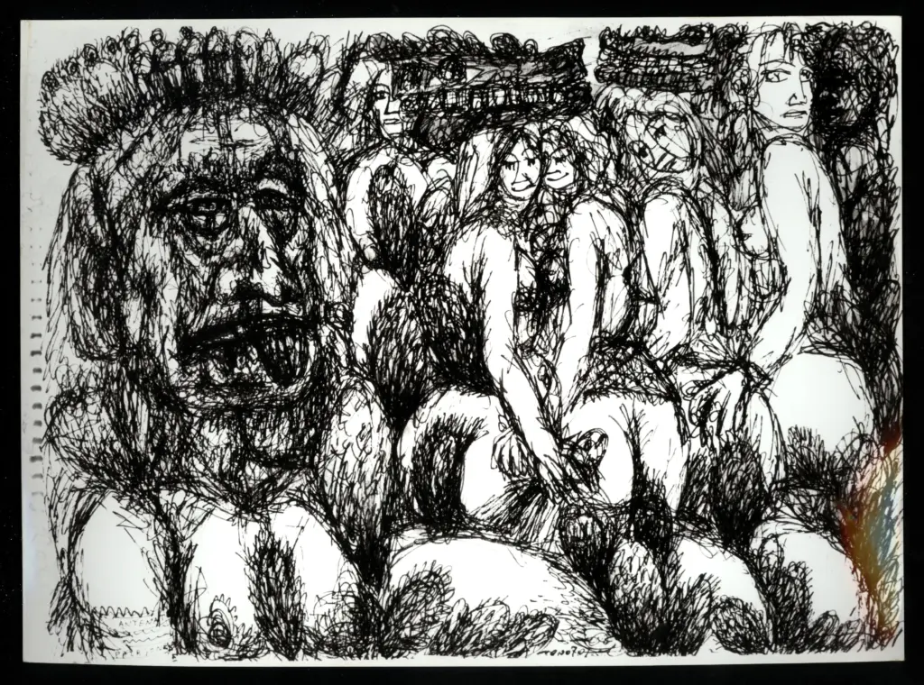 Anonimo , Zancanaro, Antonio - sec. XX - Antenato palagonese , fronte