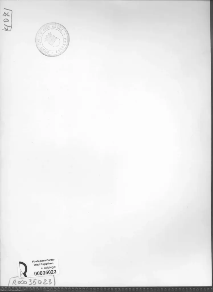 Anonimo , Zancanaro, Antonio - sec. XX - Disegno , retro