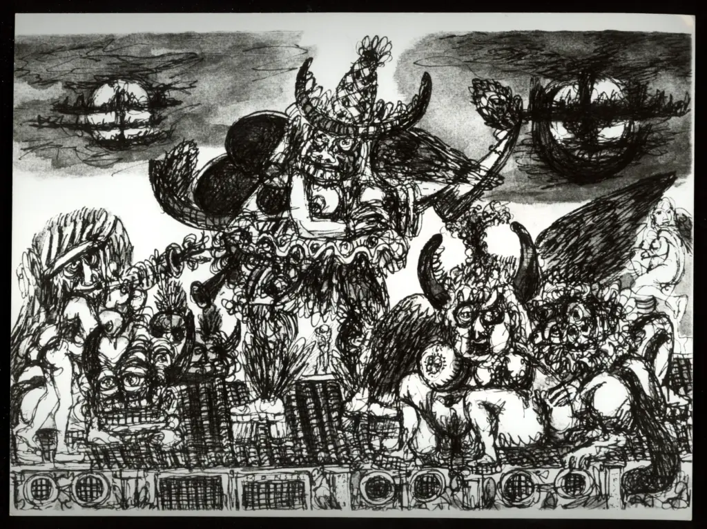 Anonimo , Zancanaro, Antonio - sec. XX - Palagonese monstri , fronte