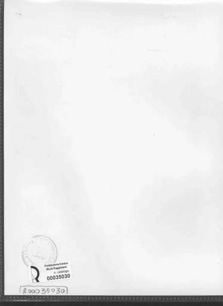 Anonimo , Zancanaro, Antonio - sec. XX - Pallagonia domussa , retro