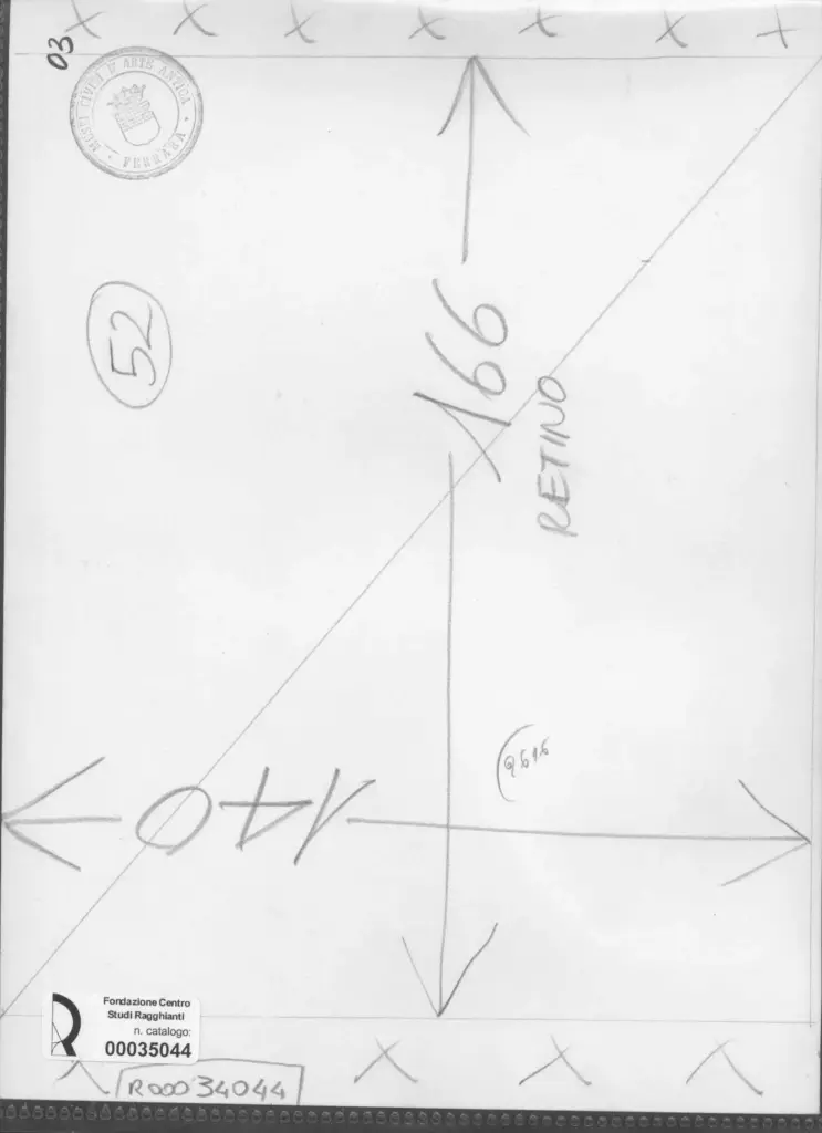 Anonimo , Zancanaro, Antonio - sec. XX - Disegno , retro