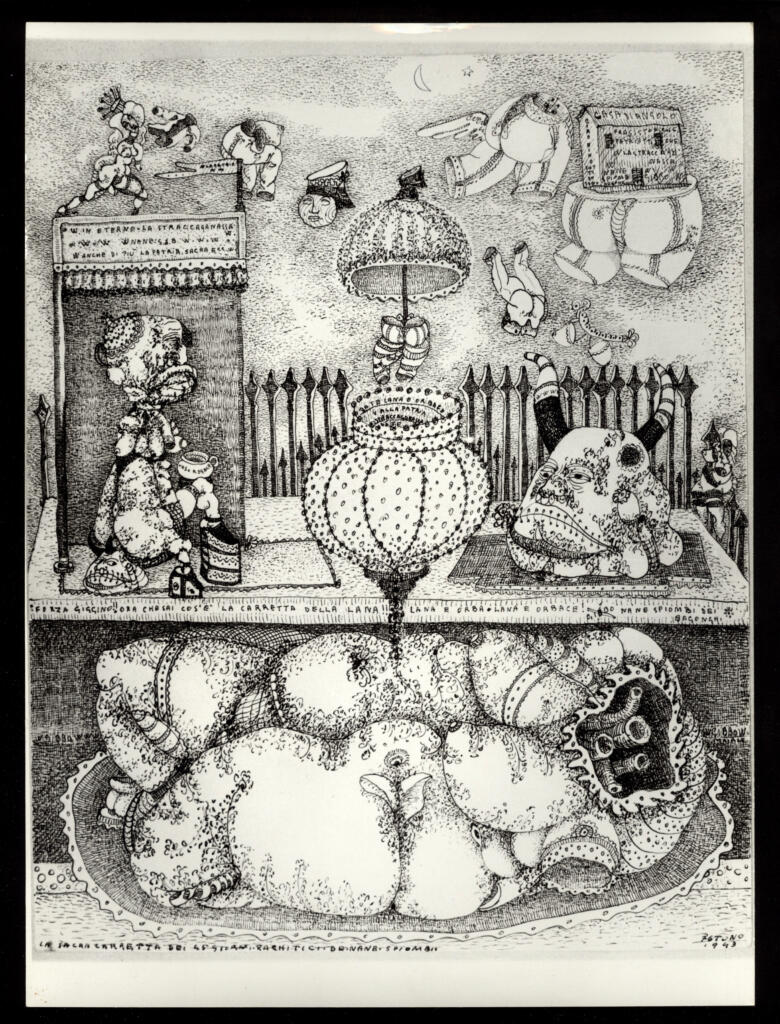 Anonimo , Zancanaro, Tono - sec. XX - Disegno , fronte