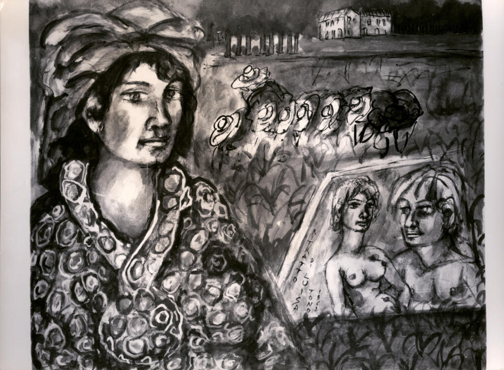 Anonimo , Zancanaro, Antonio - sec. XX - Il ritratto di Luisa , fronte