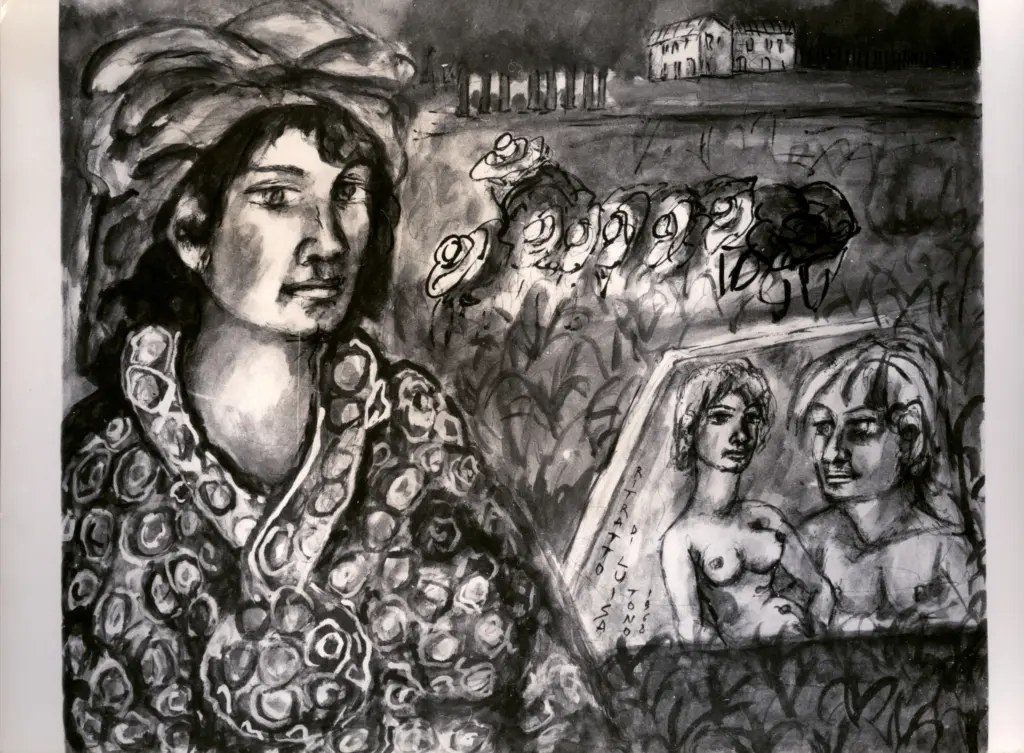 Anonimo , Zancanaro, Antonio - sec. XX - Il ritratto di Luisa , fronte