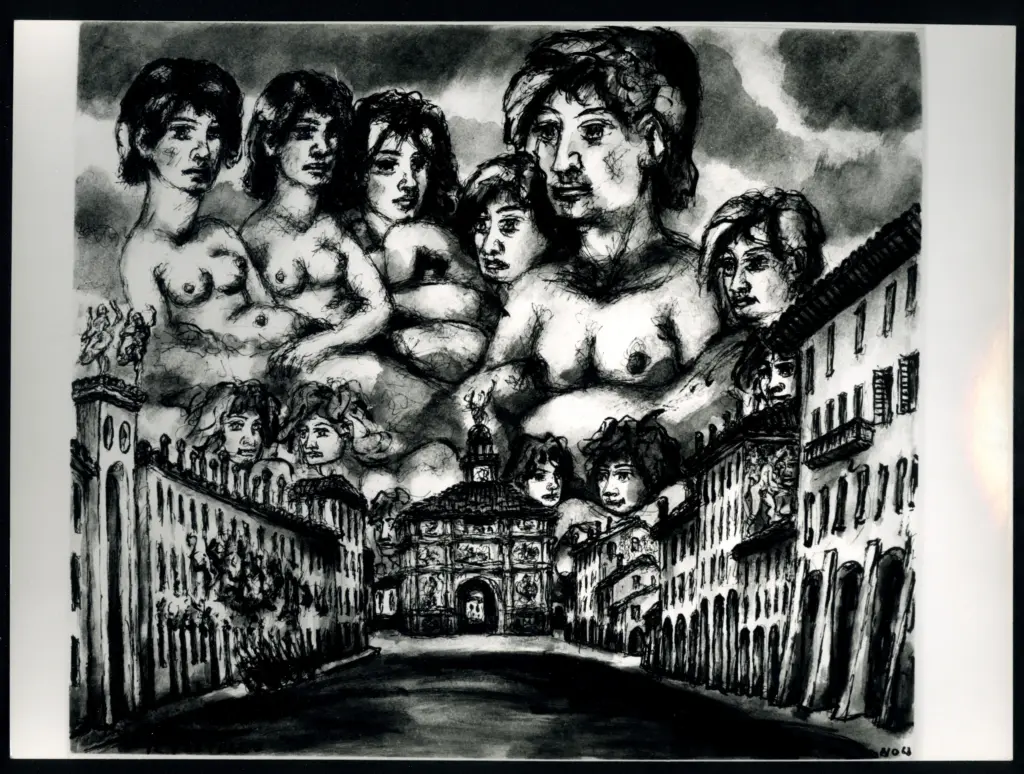 Anonimo , Zancanaro, Antonio - sec. XX - Disegno , fronte