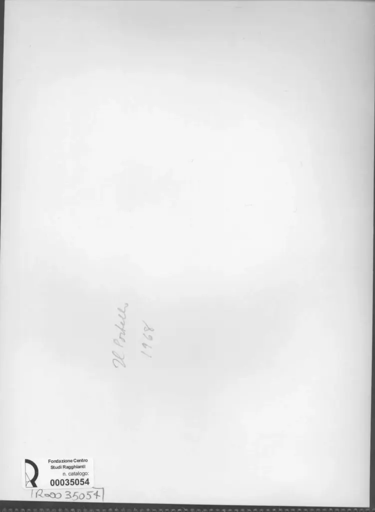 Anonimo , Zancanaro, Antonio - sec. XX - Disegno , retro