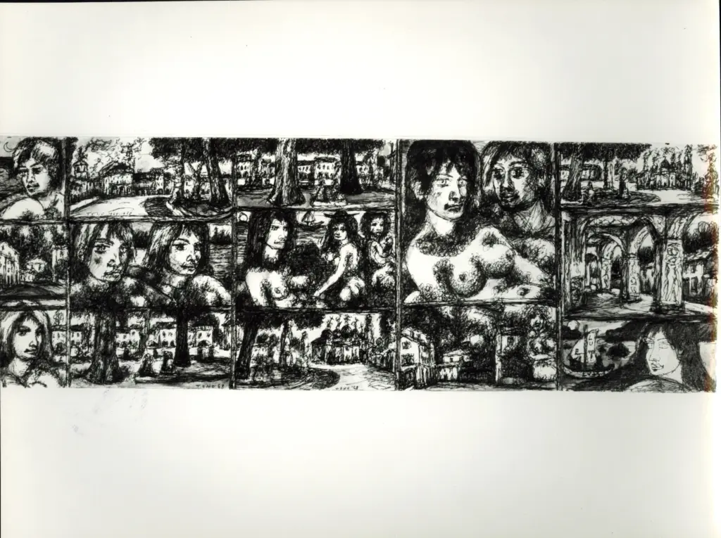 Anonimo , Zancanaro, Antonio - sec. XX - Disegno , fronte