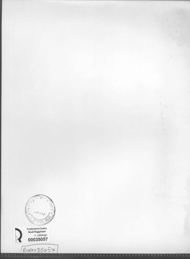 Anonimo , Zancanaro, Antonio - sec. XX - Disegno , retro