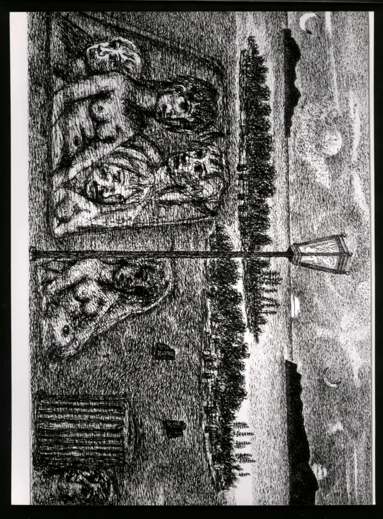 Anonimo , Zancanaro, Tono - sec. XX - Disegno , fronte