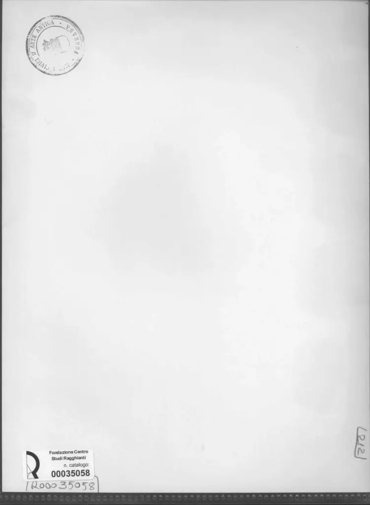 Anonimo , Zancanaro, Tono - sec. XX - Disegno , retro