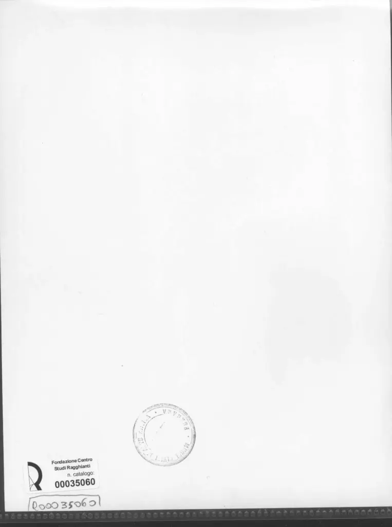 Anonimo , Zancanaro, Tono - sec. XX - Ser Cepparello , retro