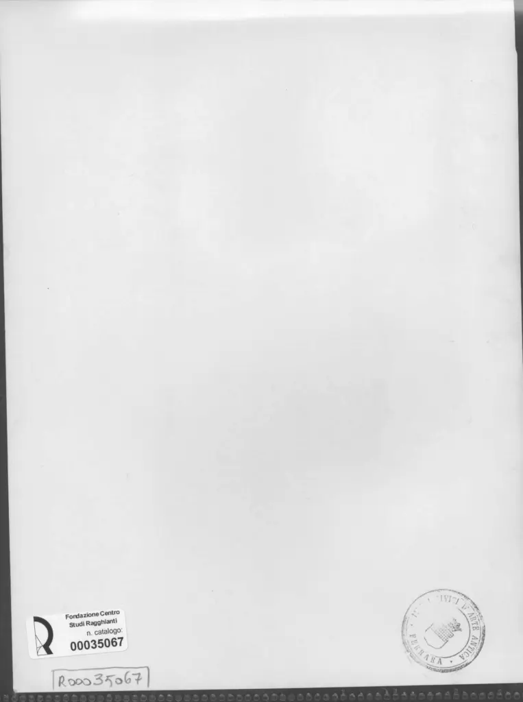 Anonimo , Zancanaro, Antonio - sec. XX - Disegno , retro