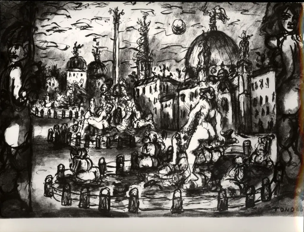 Anonimo , Zancanaro, Antonio - sec. XX - Disegno , fronte