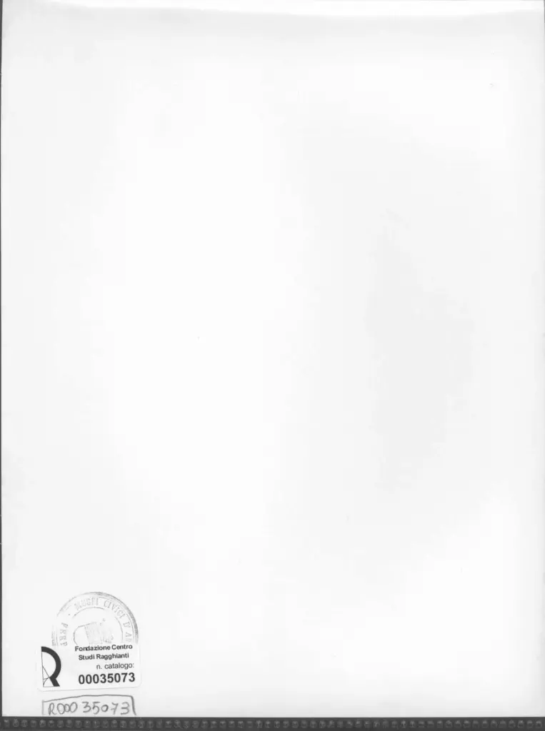 Anonimo , Zancanaro, Antonio - sec. XX - Disegno di edificio , retro