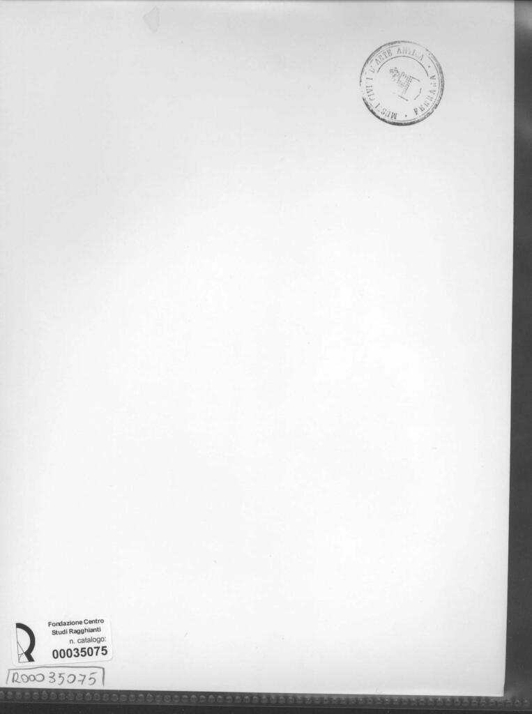 Anonimo , Zancanaro, Antonio - sec. XX - Disegno , retro