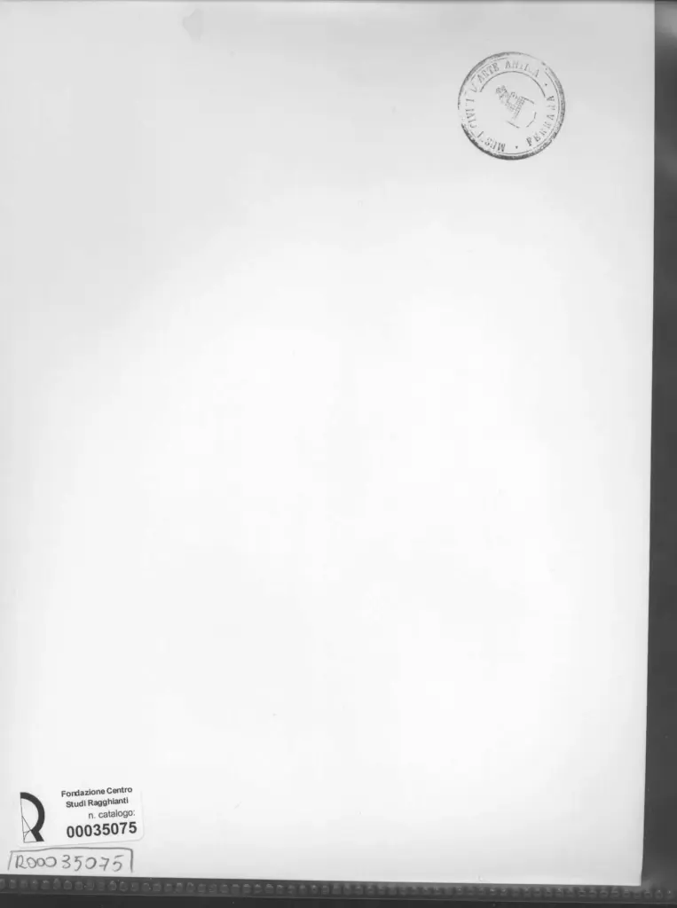 Anonimo , Zancanaro, Antonio - sec. XX - Disegno , retro