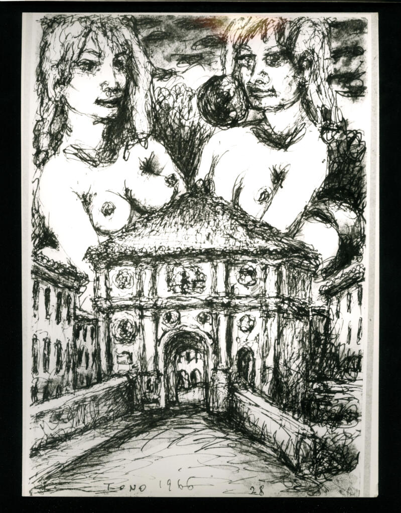 Anonimo , Zancanaro, Antonio - sec. XX - Disegno , fronte