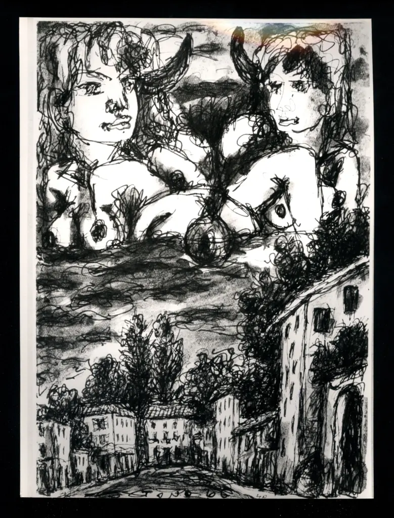 Anonimo , Zancanaro, Antonio - sec. XX - Disegno , fronte