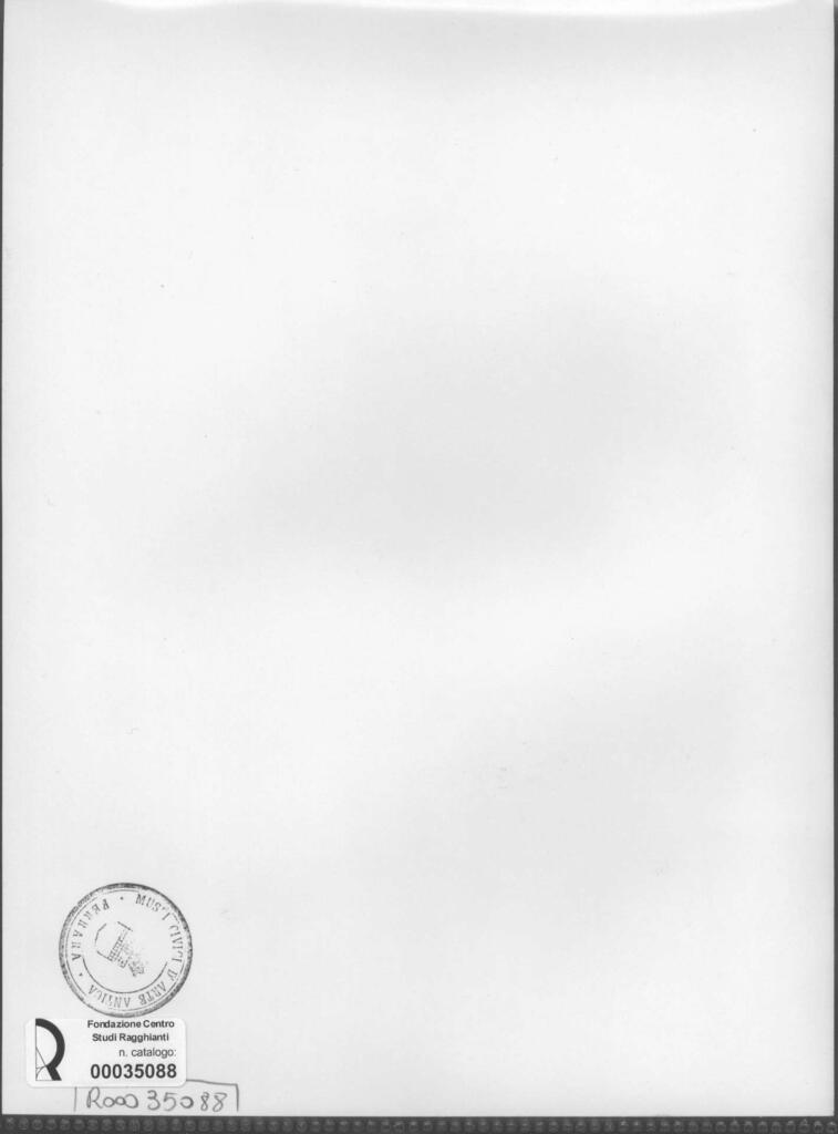 Anonimo , Zancanaro, Antonio - sec. XX - Disegno , retro