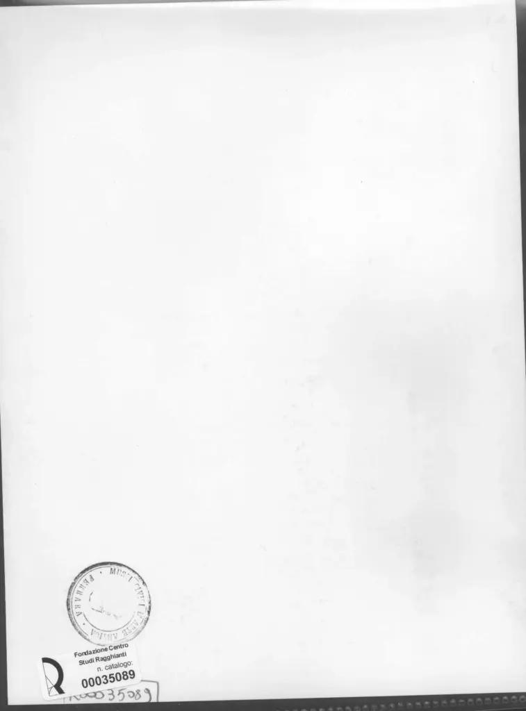 Anonimo , Zancanaro, Antonio - sec. XX - Disegno , retro