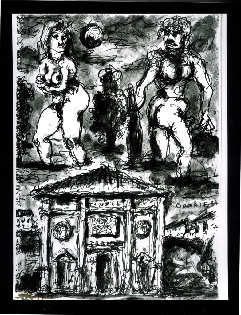 Anonimo , Zancanaro, Antonio - sec. XX - Disegno , fronte