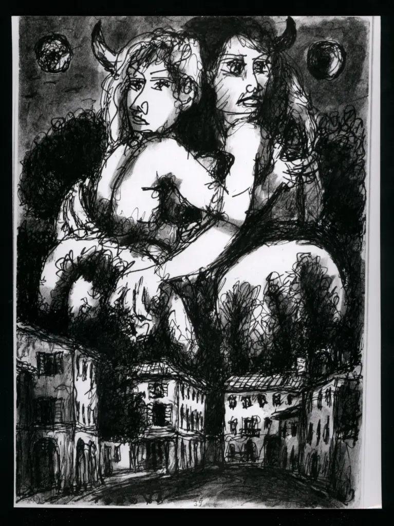 Anonimo , Zancanaro, Antonio - sec. XX - Disegno , fronte