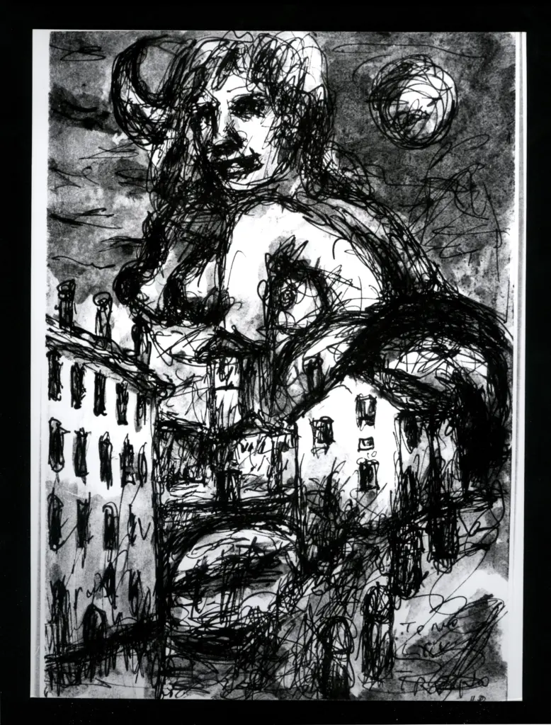 Anonimo , Zancanaro, Antonio - sec. XX - Disegno , fronte