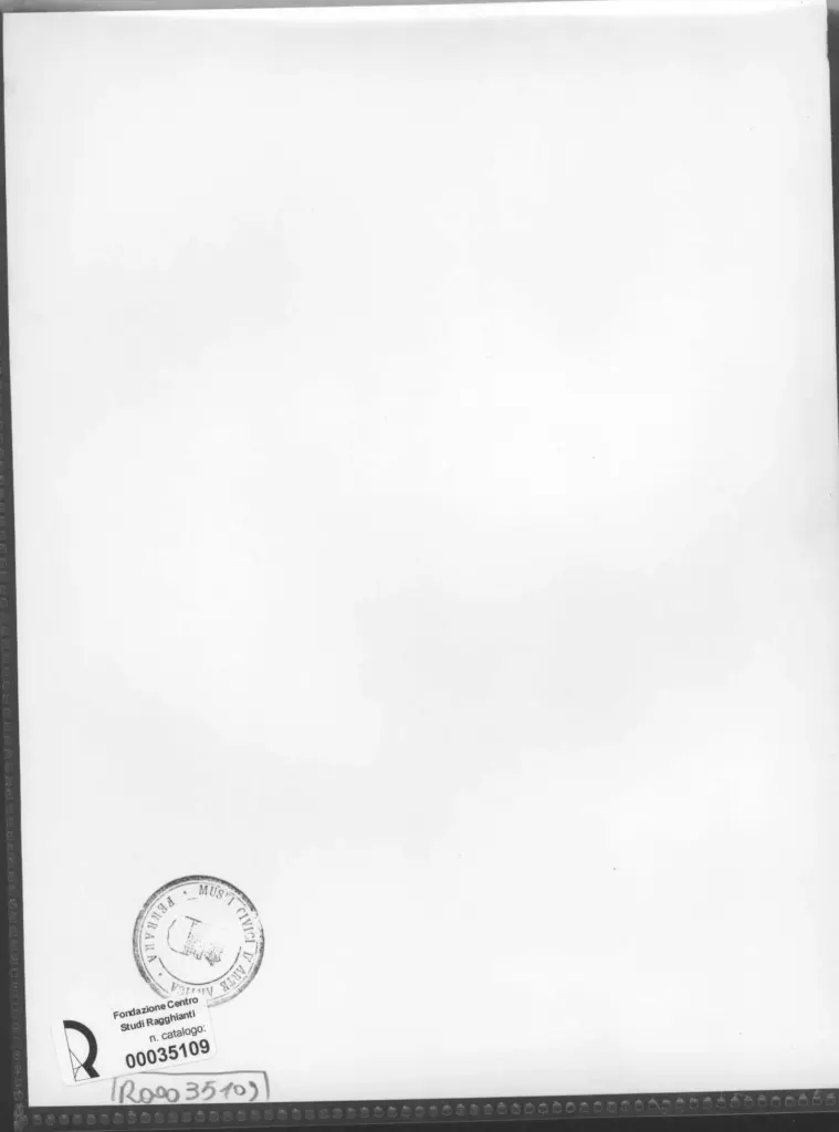 Anonimo , Zancanaro, Antonio - sec. XX - Disegno , retro