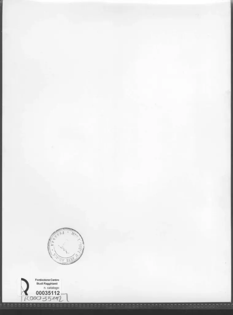 Anonimo , Zancanaro, Antonio - sec. XX - Via Portello , retro