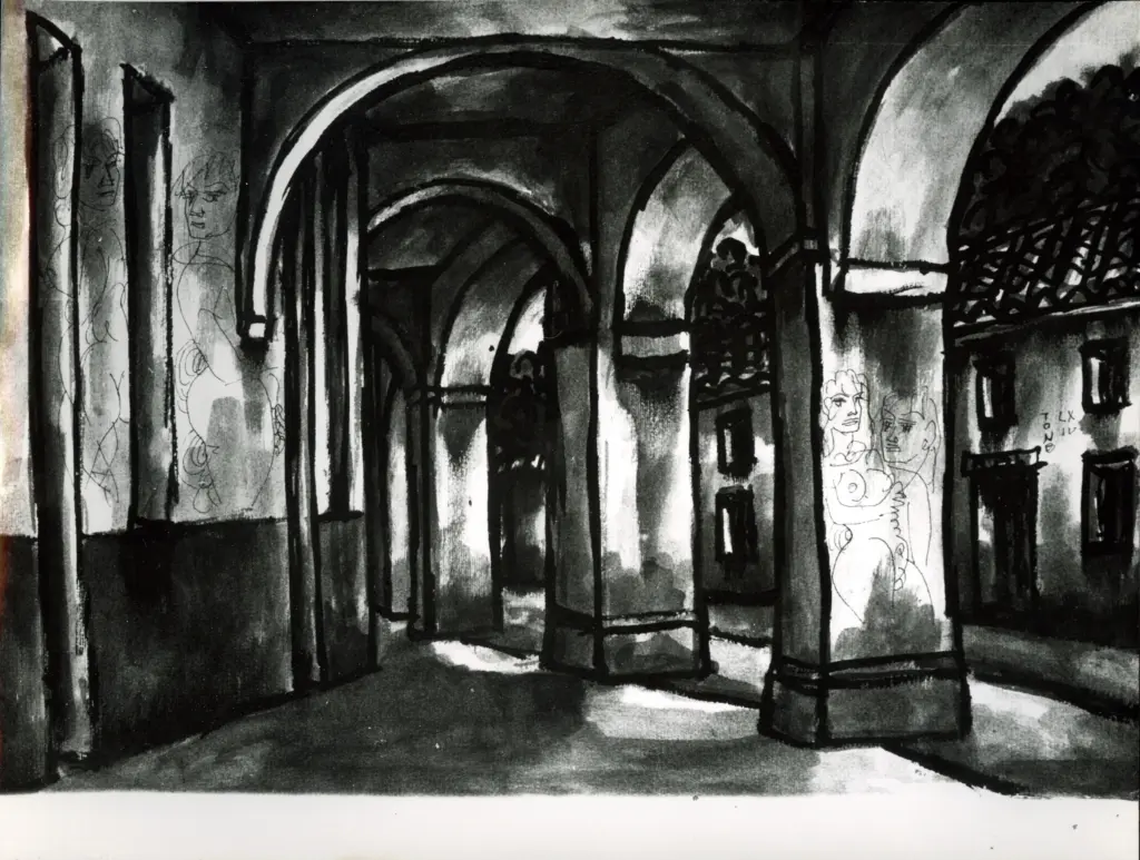 Anonimo , Zancanaro, Tono - sec. XX - Disegno , fronte