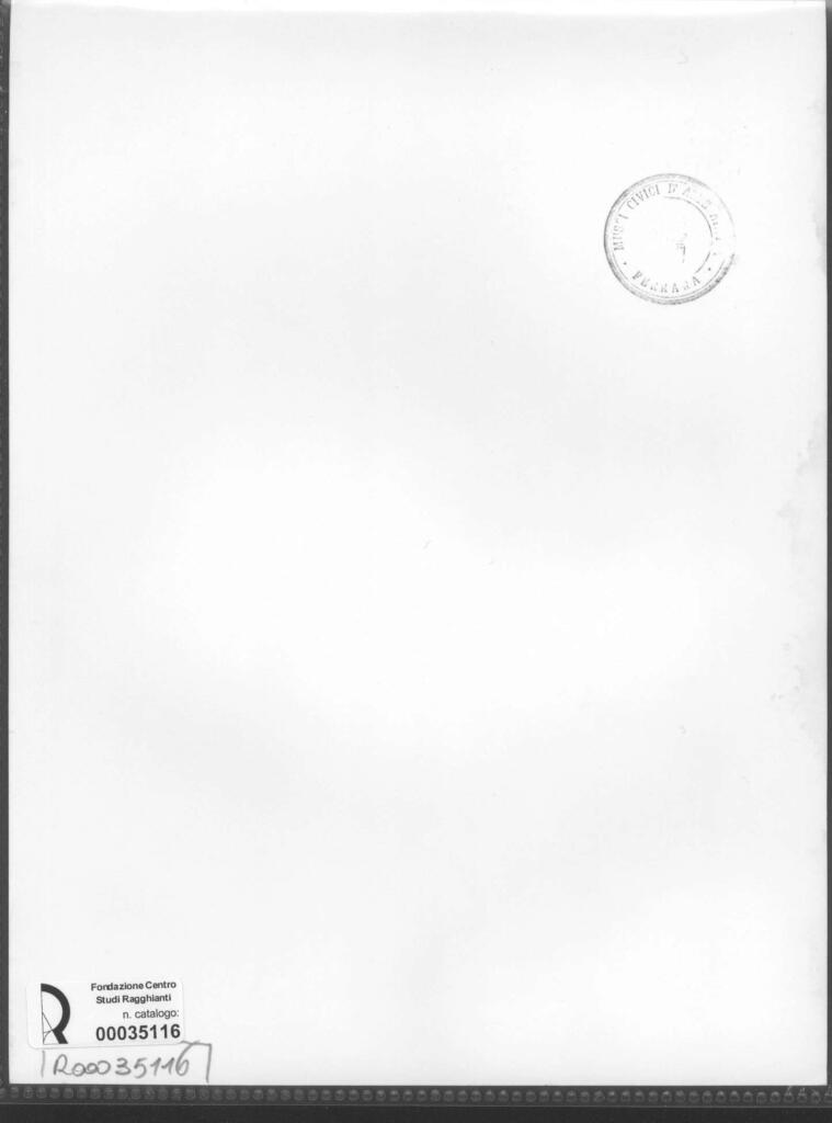 Anonimo , Zancanaro, Tono - sec. XX - Disegno , retro