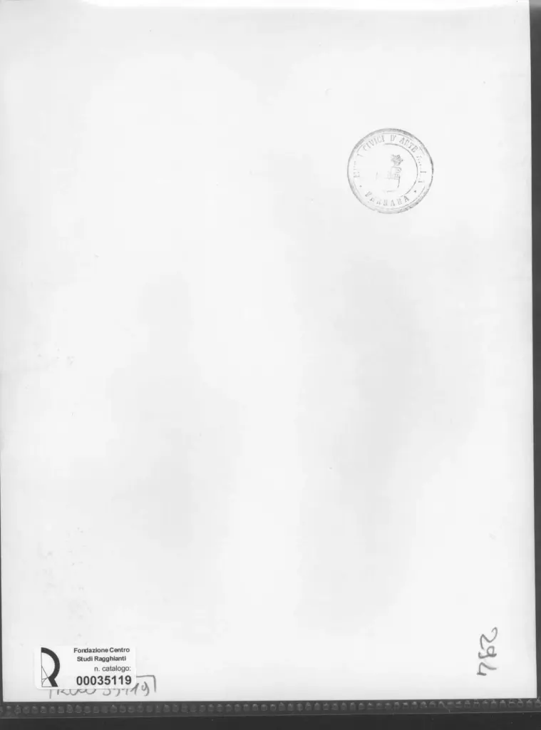 Anonimo , Zancanaro, Antonio - sec. XX - Disegno , retro