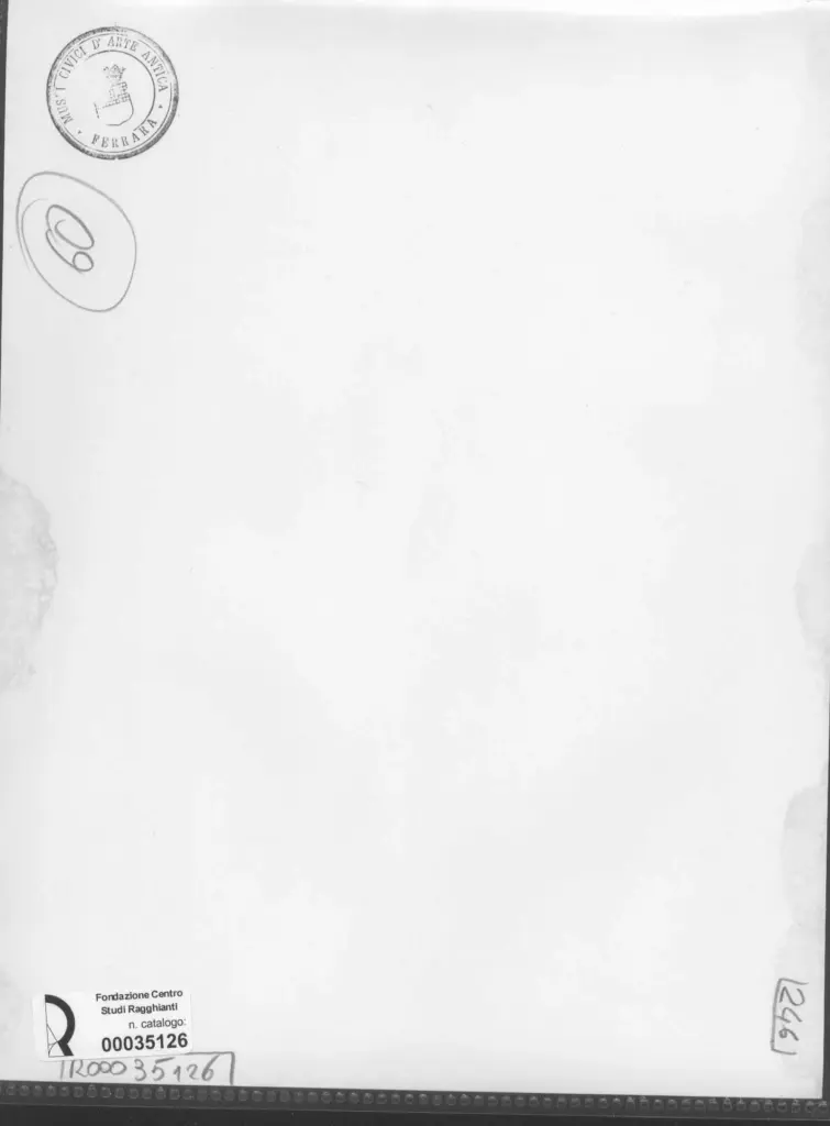 Anonimo , Zancanaro, Antonio - sec. XX - Disegno , retro