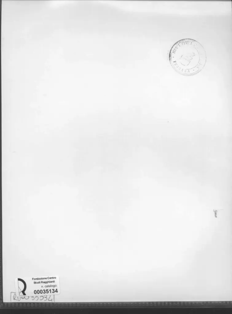 Anonimo , Zancanaro, Antonio - sec. XX - Disegno , retro