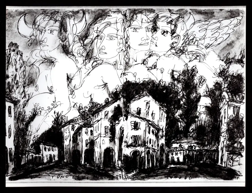 Anonimo , Zancanaro, Tono - sec. XX - Disegno , fronte