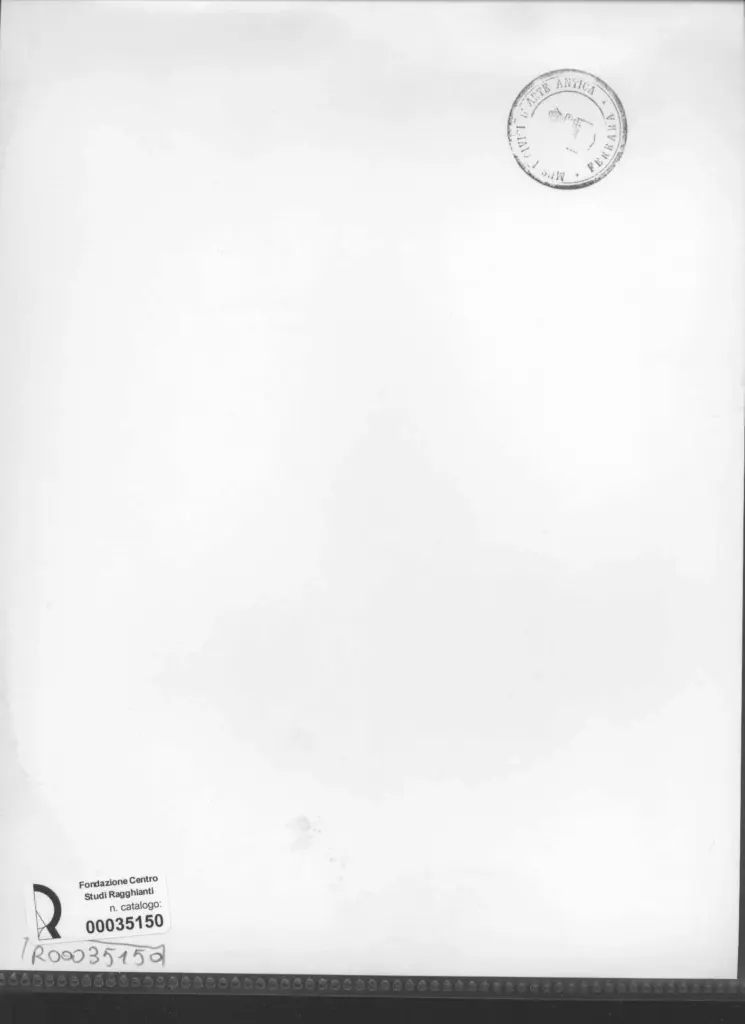 Anonimo , Zancanaro, Tono - sec. XX - Disegno , retro