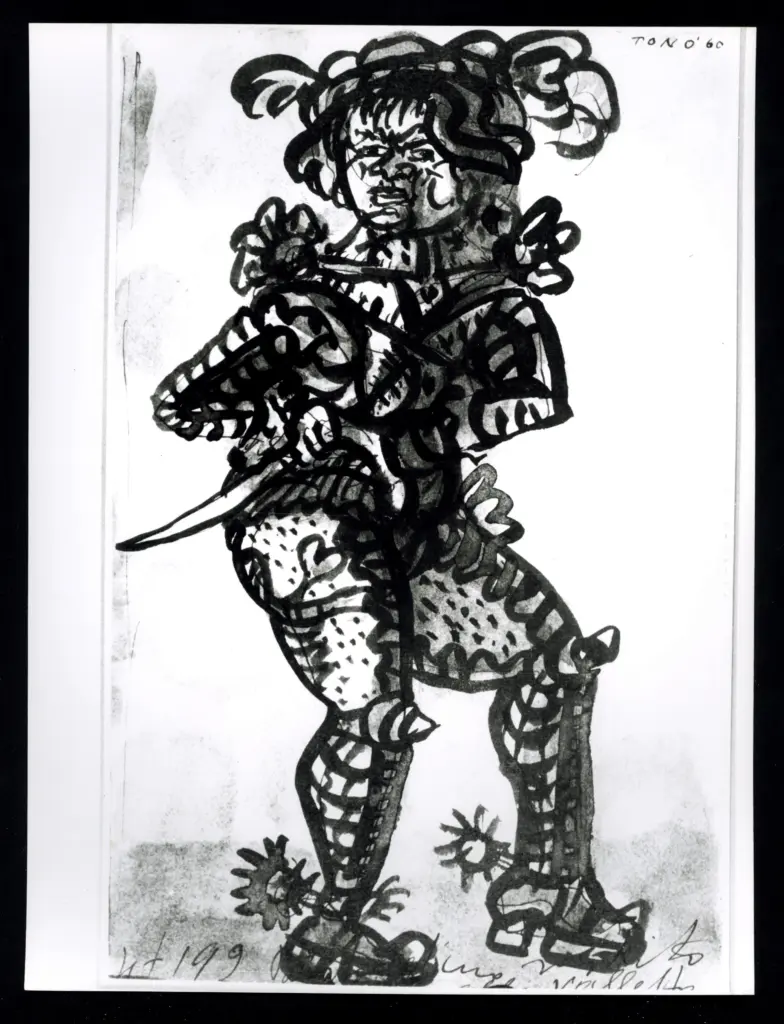 Anonimo , Zancanaro, Antonio - sec. XX - Disegno , fronte