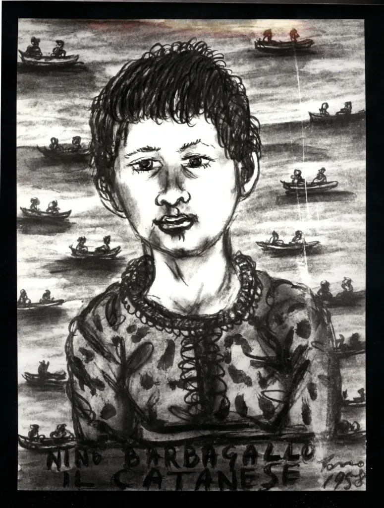 Anonimo , Zancanaro, Antonio - sec. XX - Nino Barbagallo il Catanese , fronte