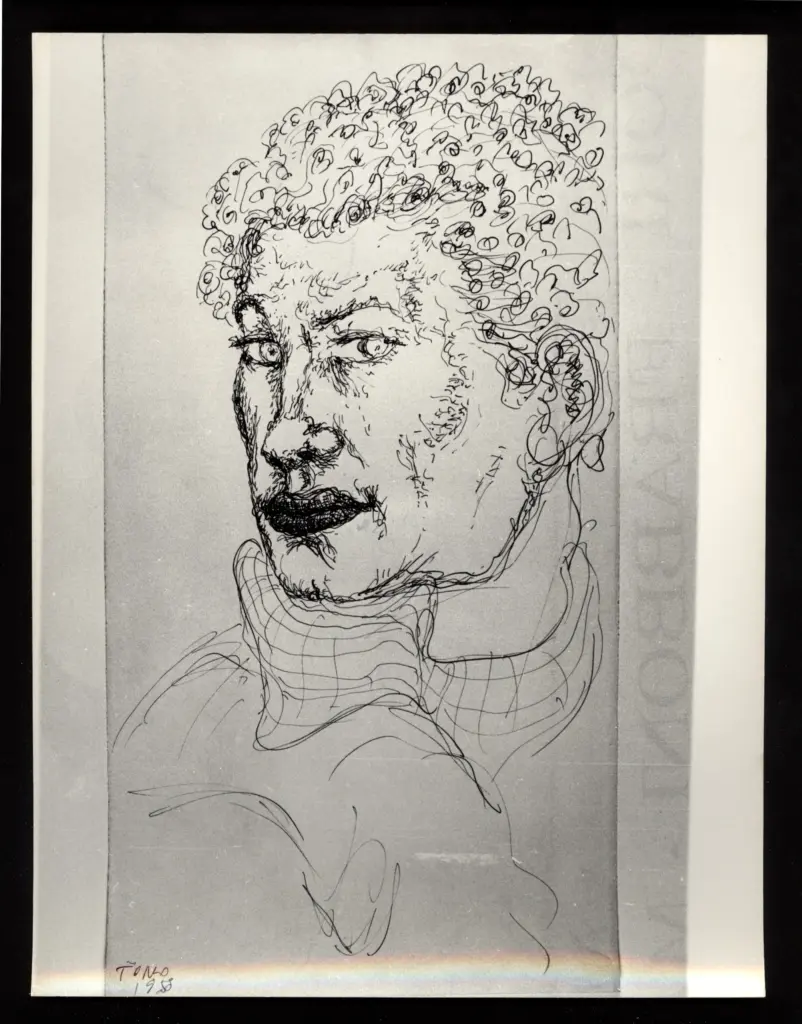 Anonimo , Zancanaro, Antonio - sec. XX - Ritratto , fronte