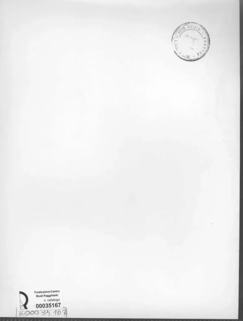 Anonimo , Zancanaro, Antonio - sec. XX - Disegno , retro