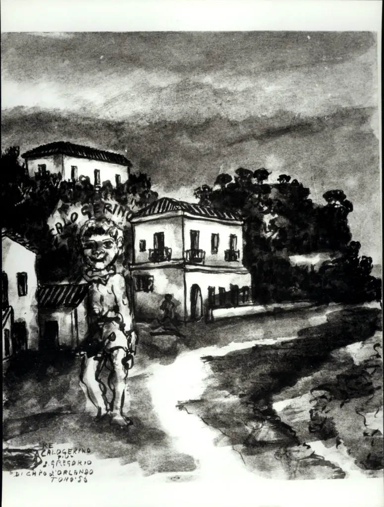 Anonimo , Zancanaro, Antonio - sec. XX - Re Calogerino , fronte