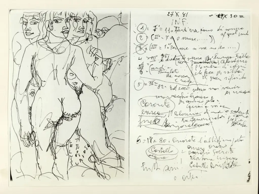 Universit&agrave; di Pisa. Dipartimento di Storia delle Arti , Zancanaro, Antonio - sec. XX - Le lussuriose , fronte