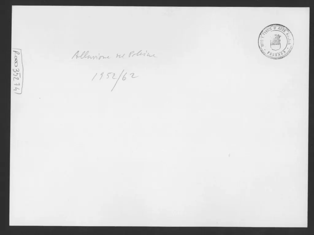 Anonimo , Zancanaro, Antonio - sec. XX - Alluvione nel Polesine , retro