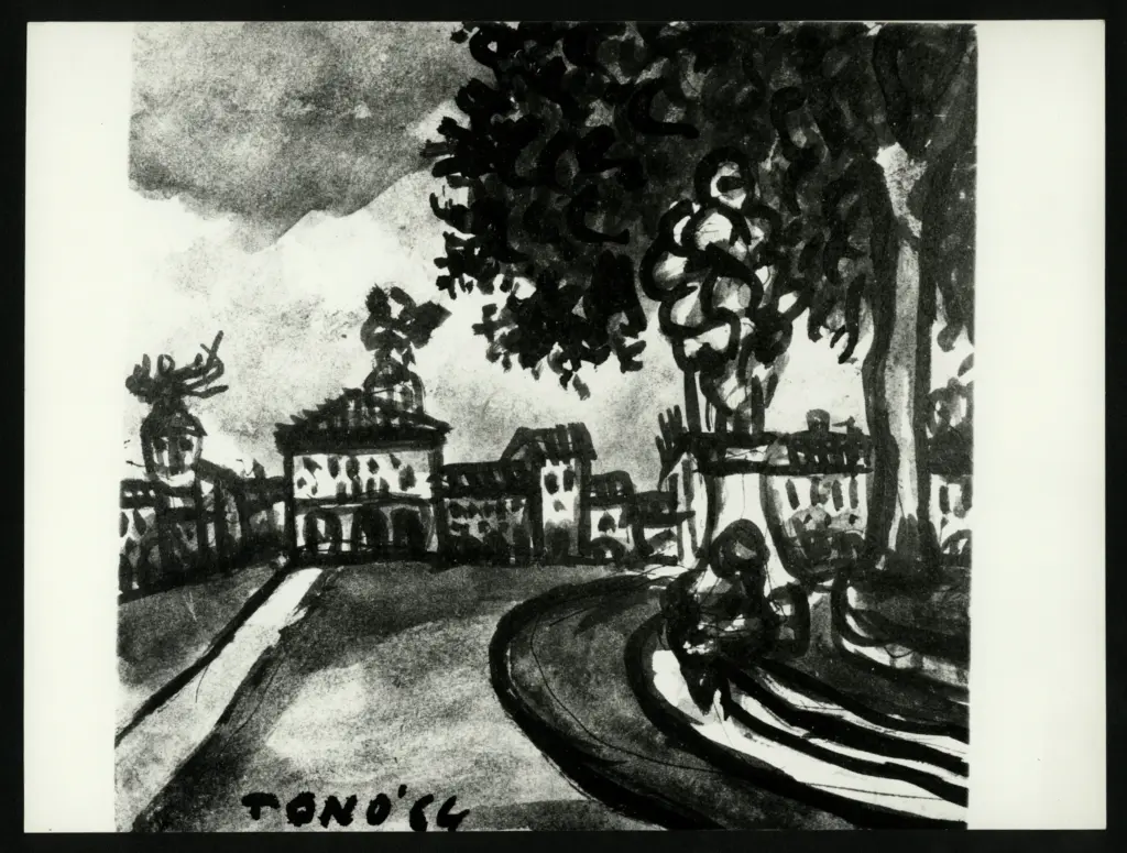 Anonimo , Zancanaro, Antonio - sec. XX - Paesaggio