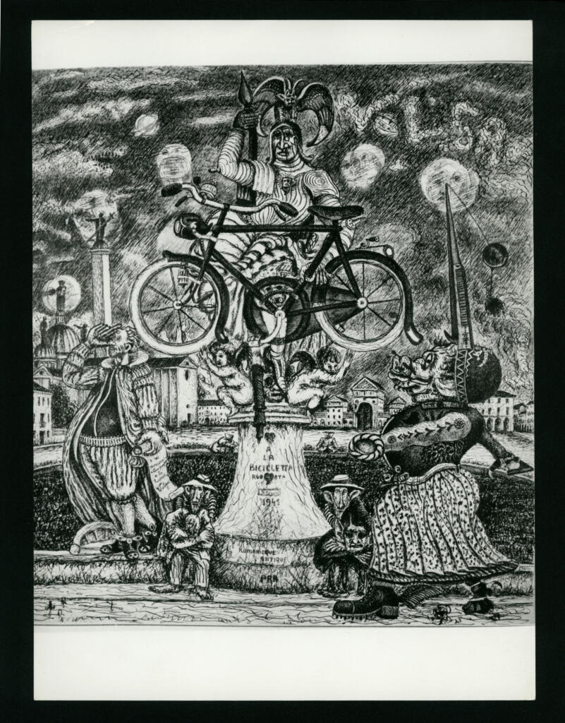 Anonimo , Zancanaro, Antonio - sec. XX - A la bicicletta rubata [...] , fronte