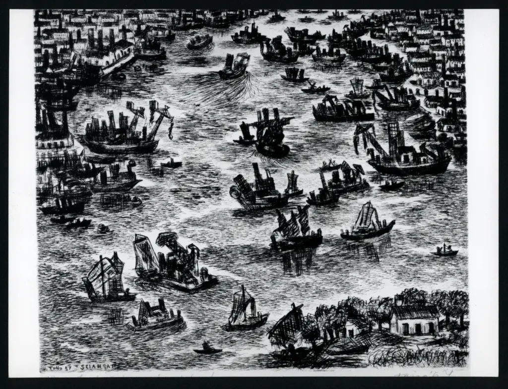 Anonimo , Zancanaro, Antonio - sec. XX - Sciangai