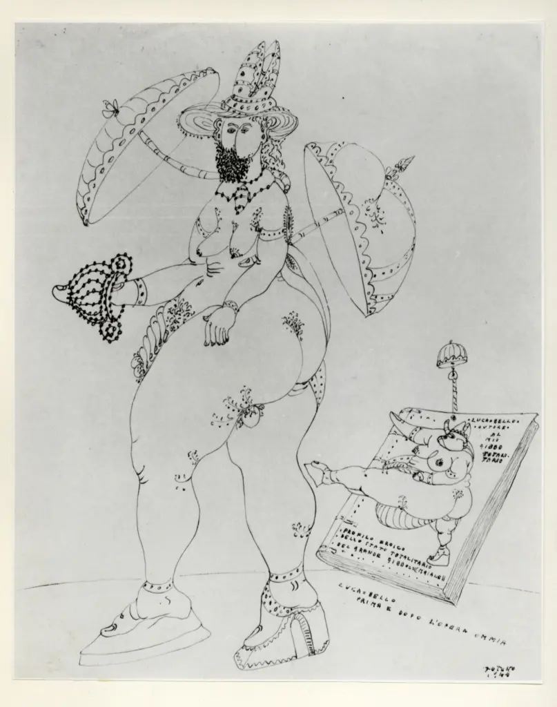 Anonimo , Zancanaro, Antonio - sec. XX - Luca=Bello prima e dopo l'opera ommia , fronte