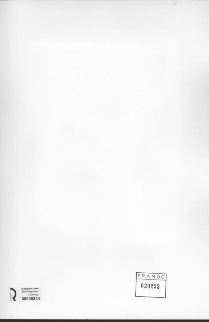 Anonimo , Zancanaro, Antonio - sec. XX - Luca=Bello prima e dopo l'opera ommia , retro